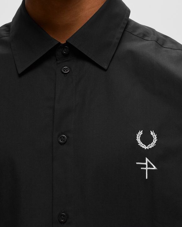 Raf Simons x Fred Perry Patched Oversized Shirt