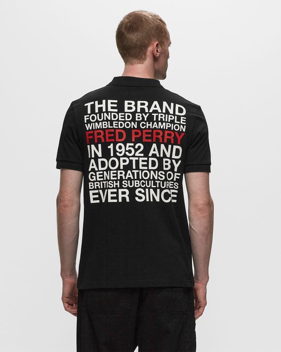X Pleasures Logo Fred Perry Shirt