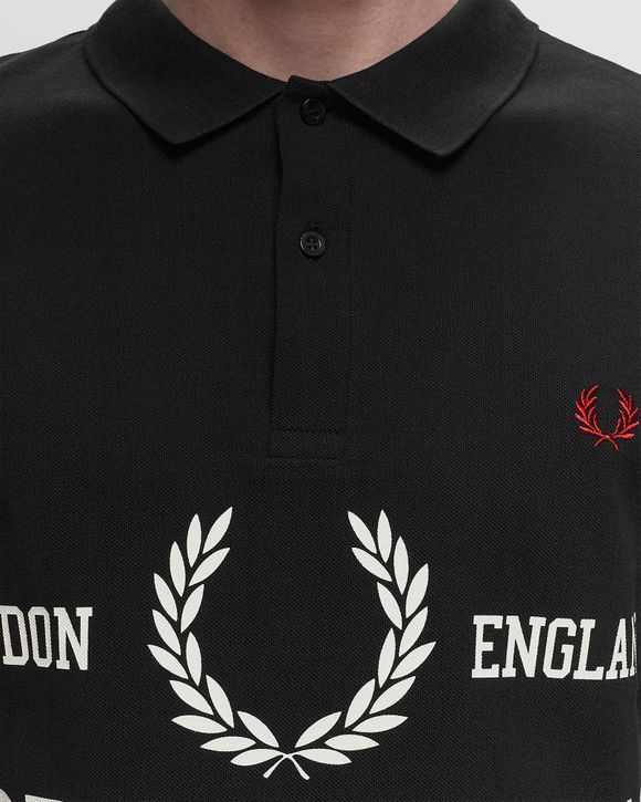 X Pleasures Logo Fred Perry Shirt