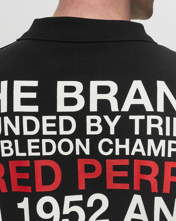 X Pleasures Logo Fred Perry Shirt