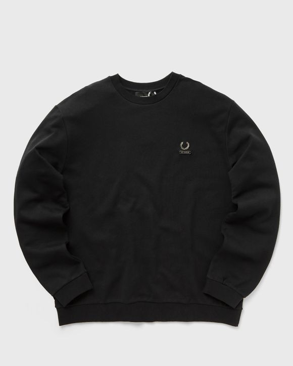 Fred Perry x Raf Simons Printed Patch Hooded Sweat Black