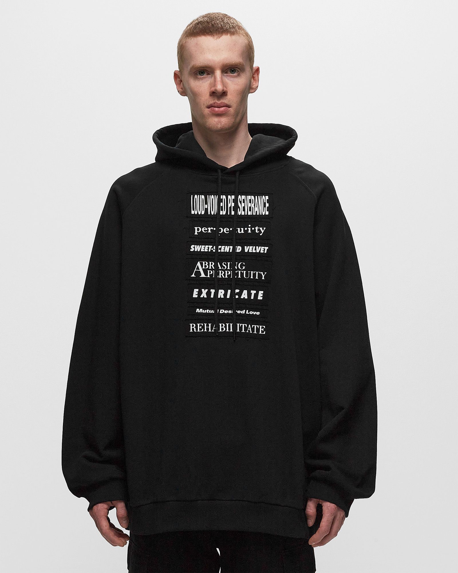 x Raf Simons Printed Patch Hooded Sweat