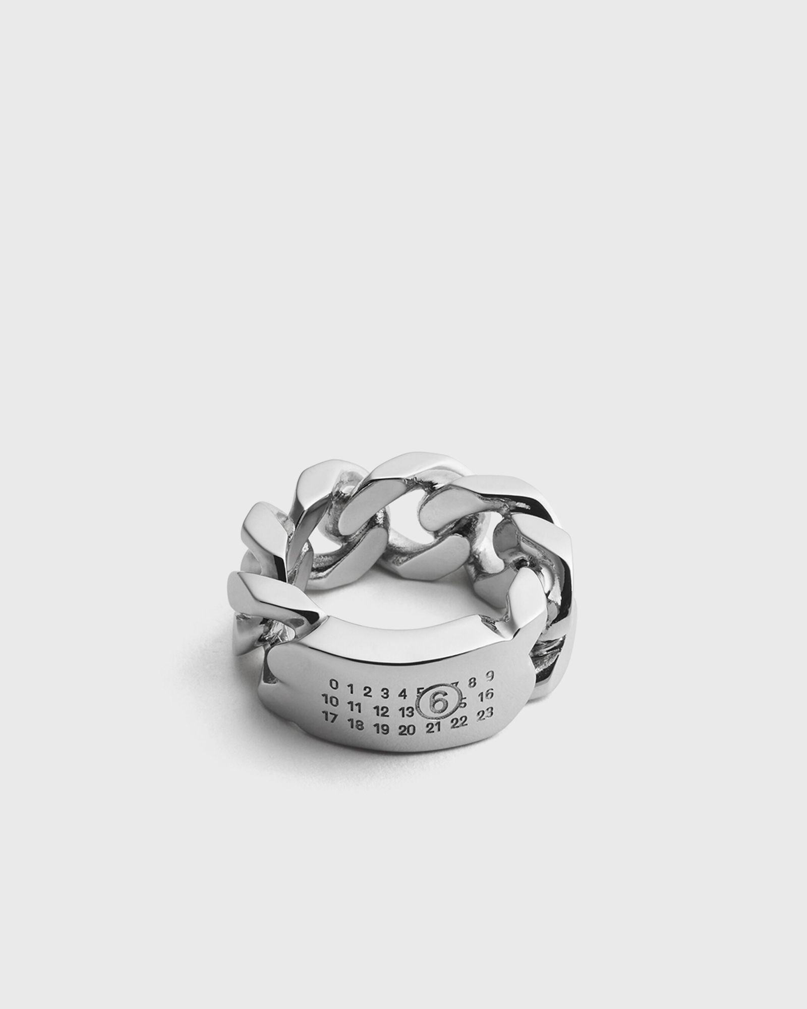 アクセサリー Maison Margiela CHAIN RING size06 Maison Margiela MM6 RING Silver | BSTN Store