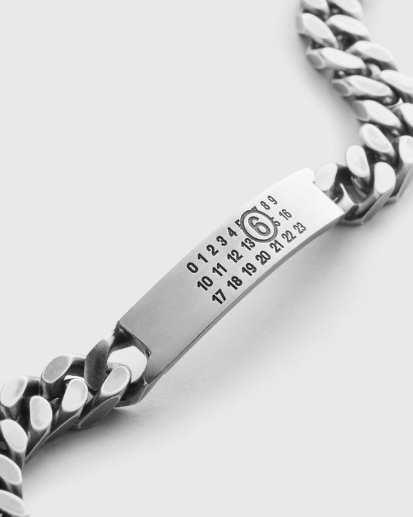 ★MM6★Women's Logo Bracelet Silver SM6UY0049 SV0235951 Maison Margiela MM6 BRACELET Silver | BSTN Store