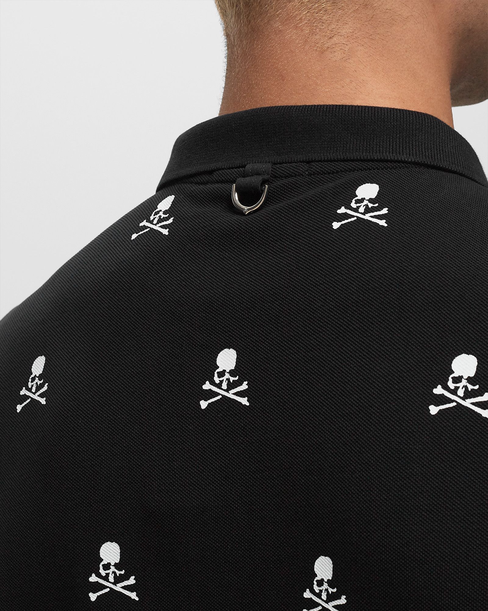 x MASTERMIND SKULL POLO SHIRT
