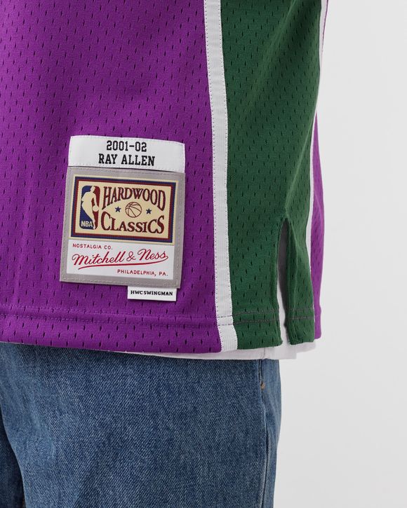 NBA Swingman Jersey Milwaukee Bucks 2001-02 Ray Allen #34