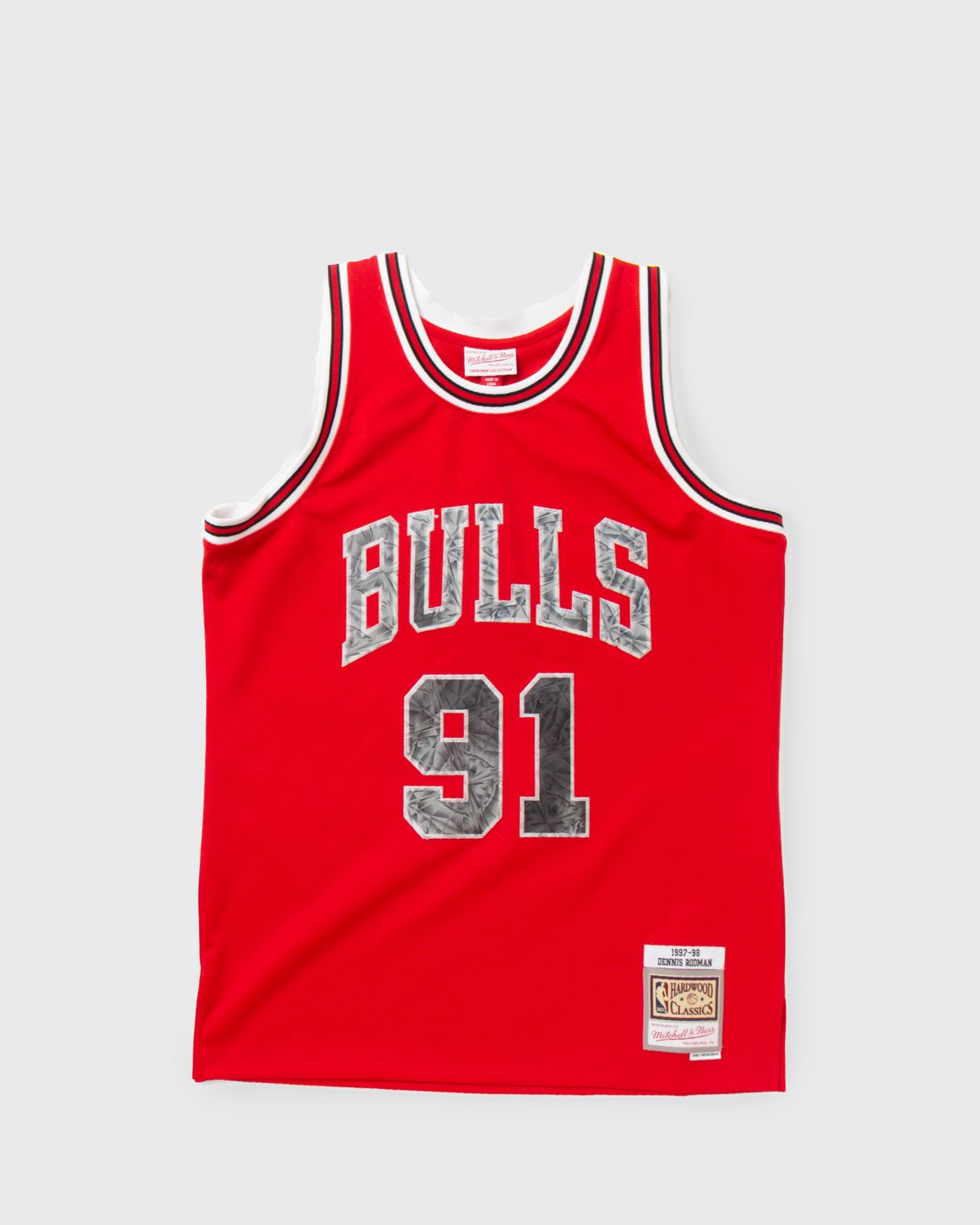 トップス Mitchell&ness chicago bulls rodman 91 Shop Mitchell&Ness Chicago Bulls Dennis Rodman Tank-Top