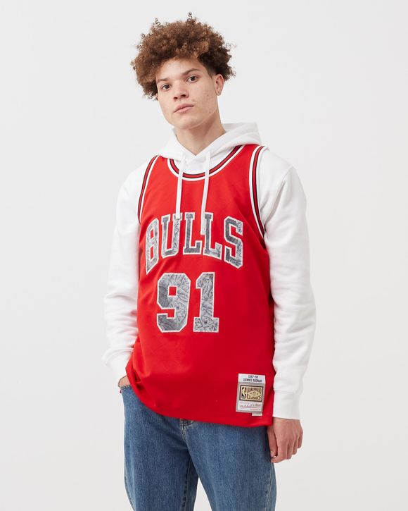 Chicago Bulls 75th Anniversary Swingman Jersey Dennis Rodman - Youth by  Mitchell & Ness