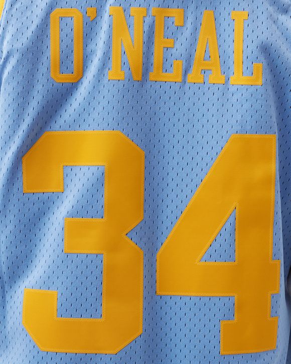 Shaquille O'Neal Signed Lakers MPLS 01-02 Mitchell & Ness Jersey