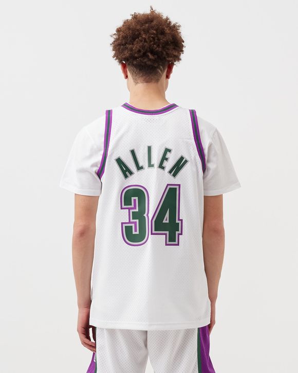 Ray Allen Milwaukee Bucks Mitchell & Ness 1996-97 Hardwood