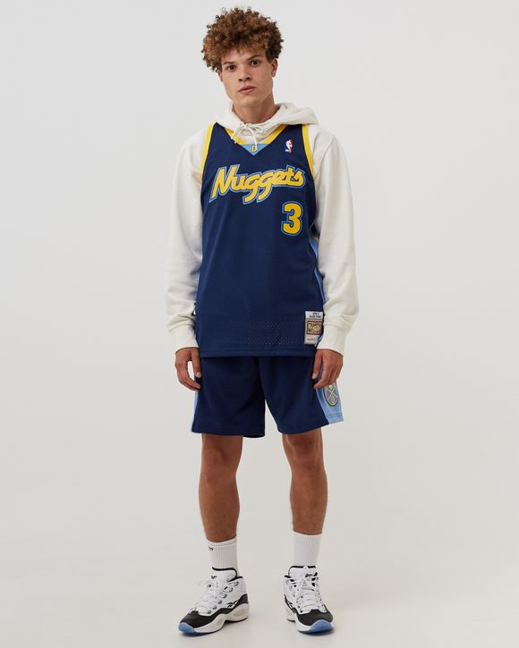 Youth Mitchell & Ness Allen Iverson White Denver Nuggets 2006-07 Hardwood Classics Swingman Jersey