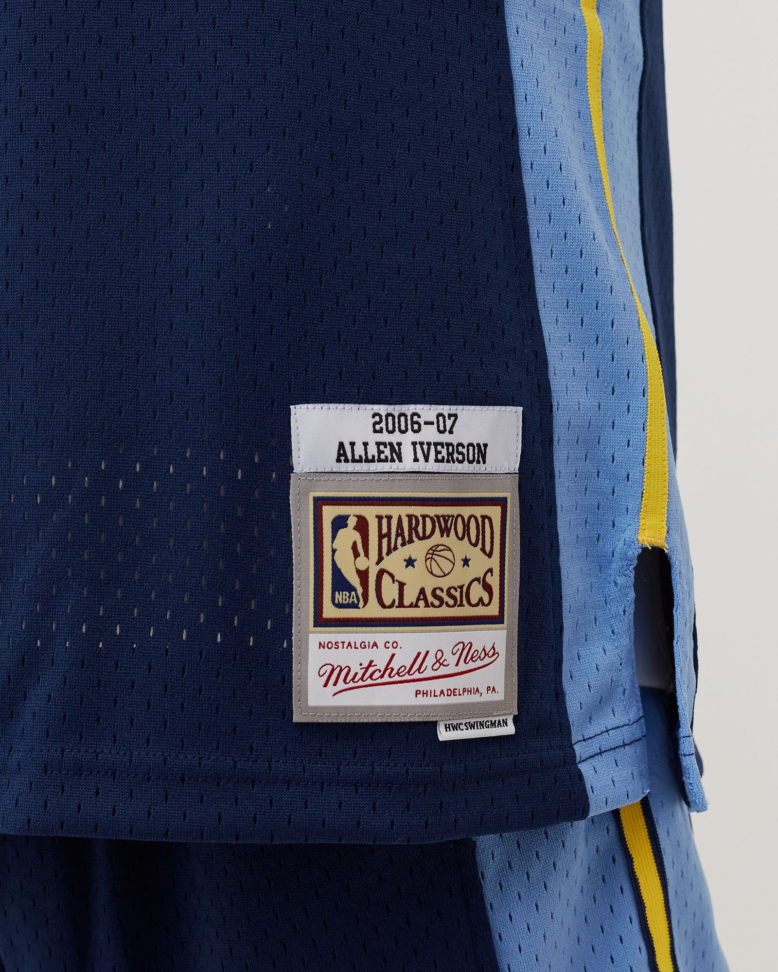 NBA SWINGMAN JERSEY DENVER NUGGETS ALTERNATE 2006-07 ALLEN IVERSON #3