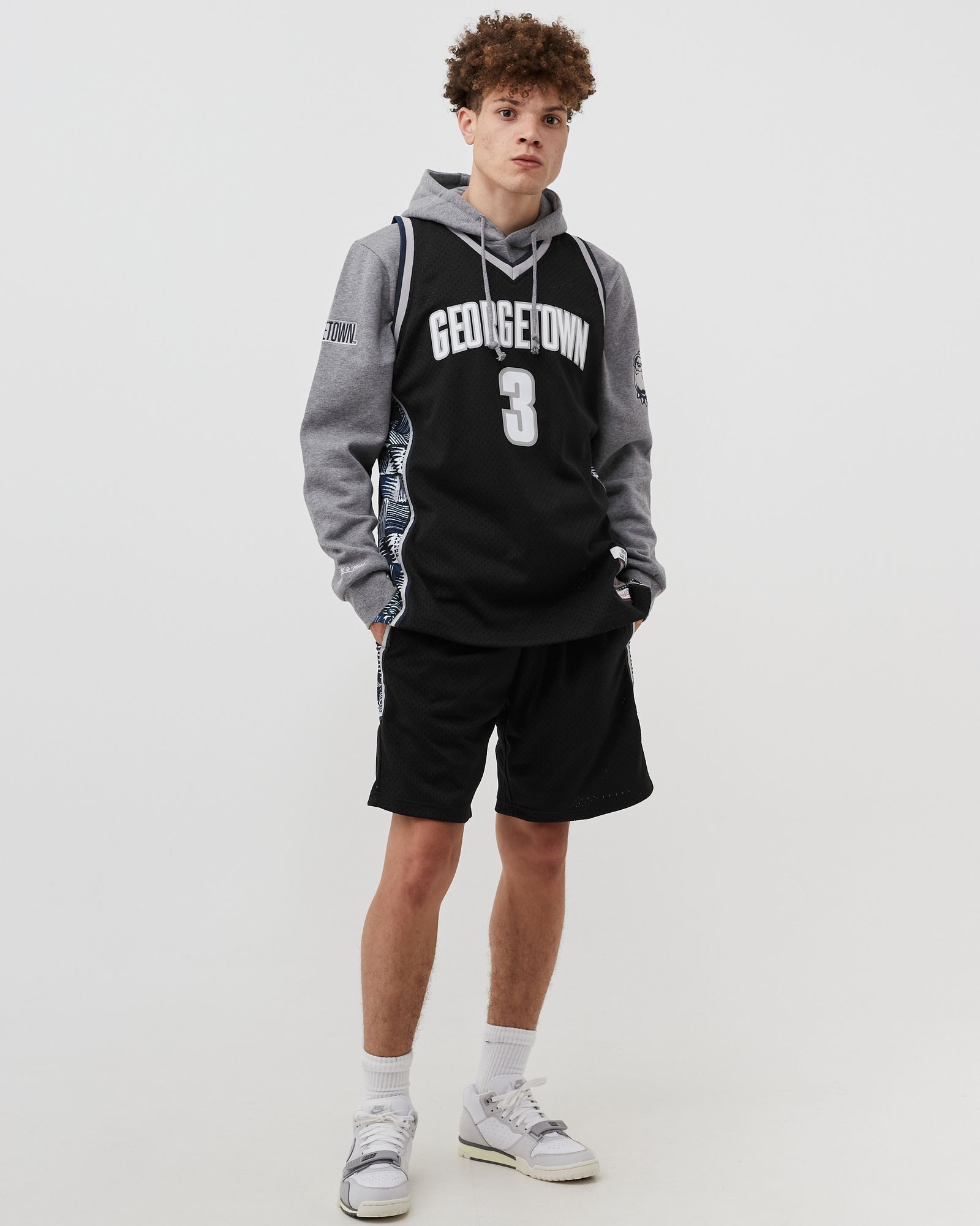 NCAA ALTERNATE SWINGMAN JERSEY GEORGETOWN UNIVERSITY 1995 ALLEN IVERSON #3