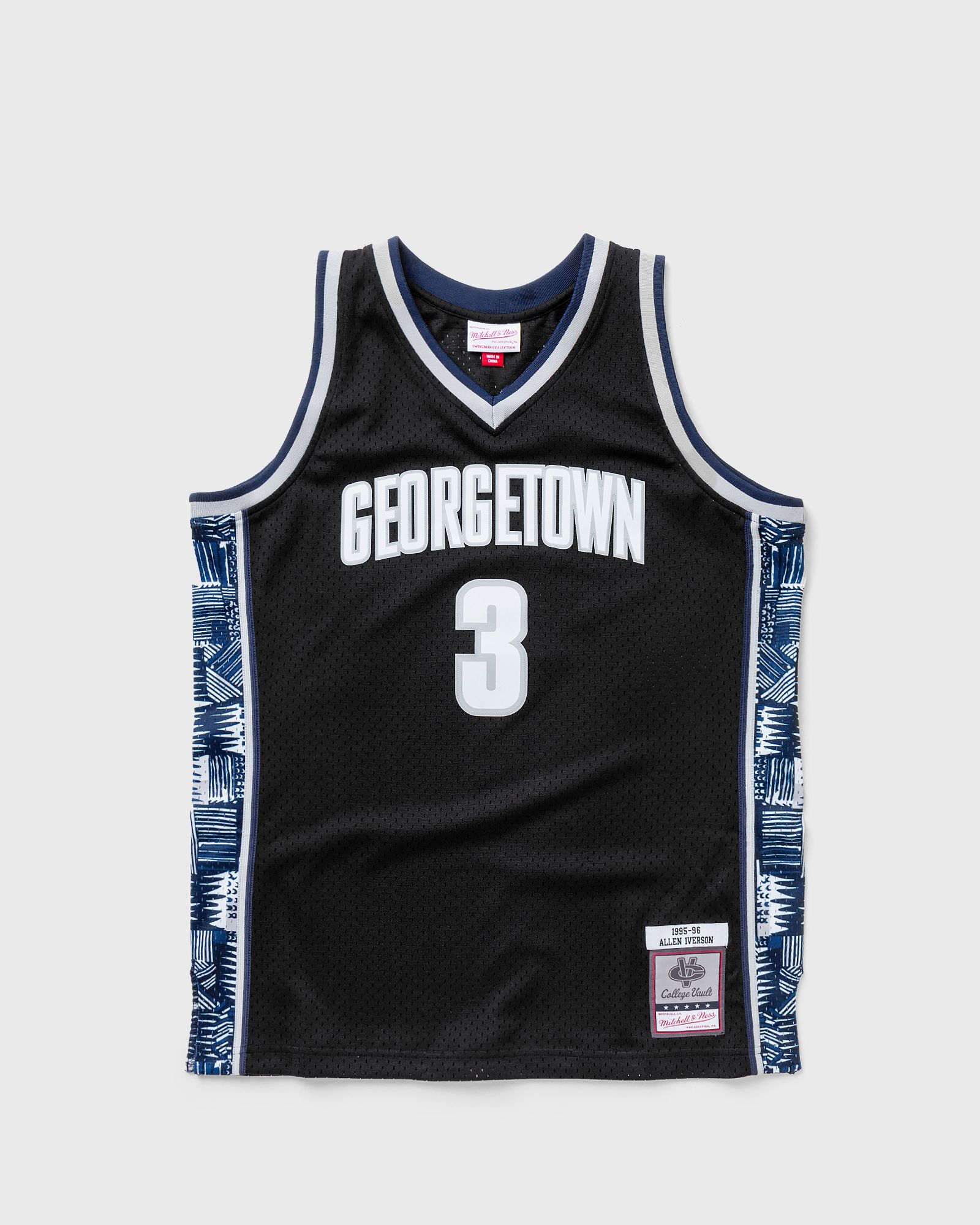 NCAA ALTERNATE SWINGMAN JERSEY GEORGETOWN UNIVERSITY 1995 ALLEN IVERSON #3