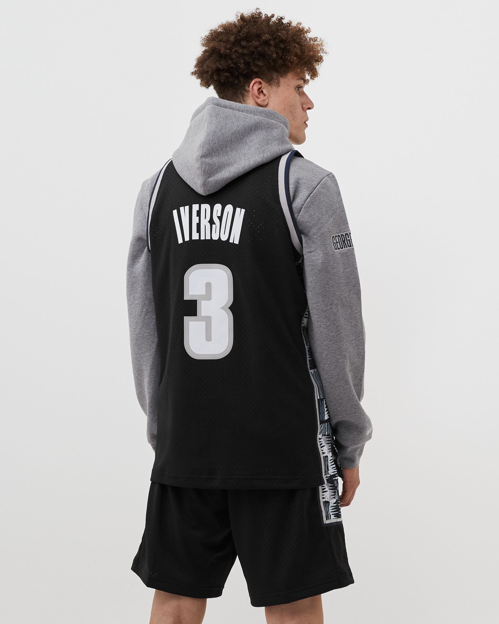 NCAA ALTERNATE SWINGMAN JERSEY GEORGETOWN UNIVERSITY 1995 ALLEN IVERSON #3