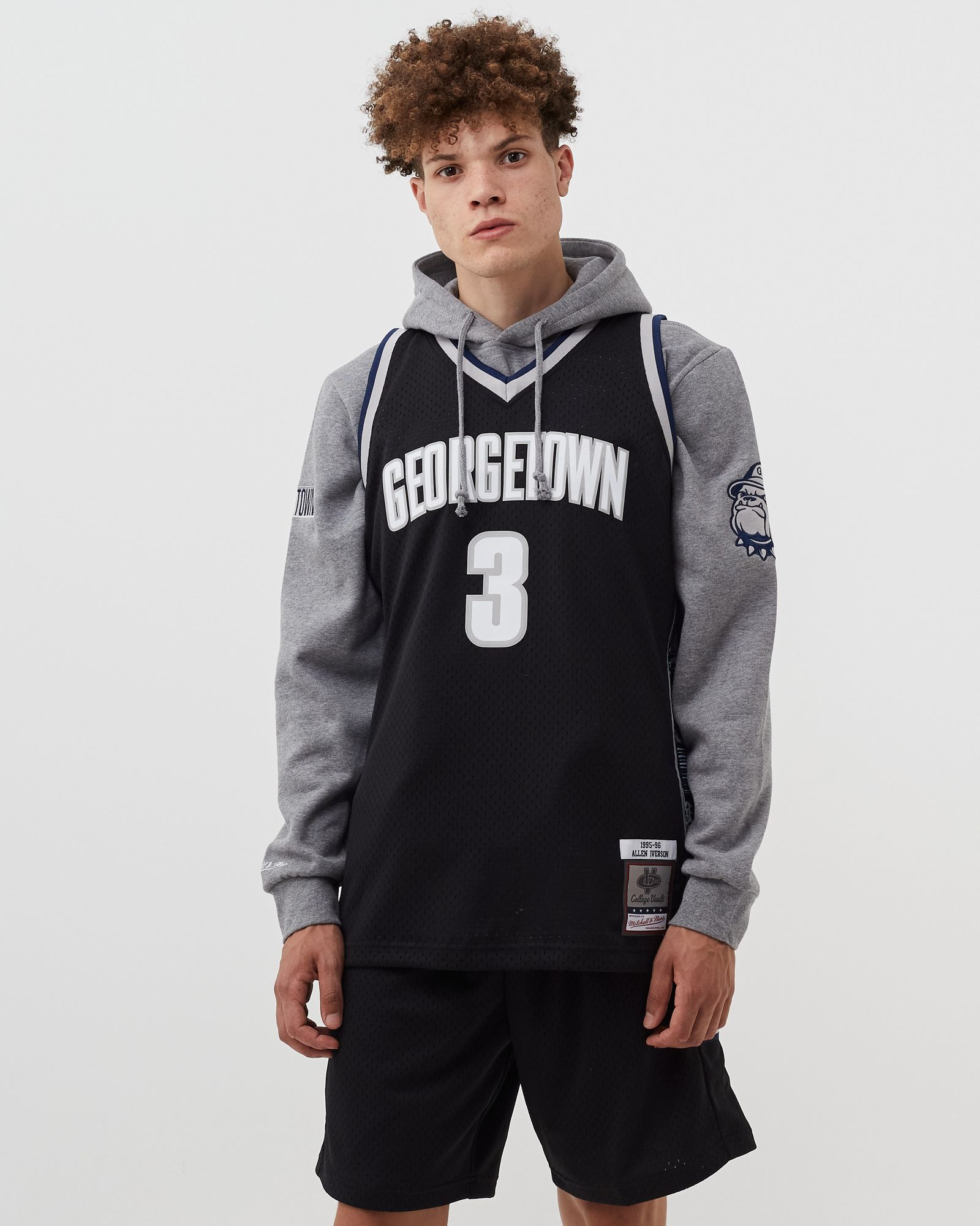 NCAA ALTERNATE SWINGMAN JERSEY GEORGETOWN UNIVERSITY 1995 ALLEN IVERSON #3