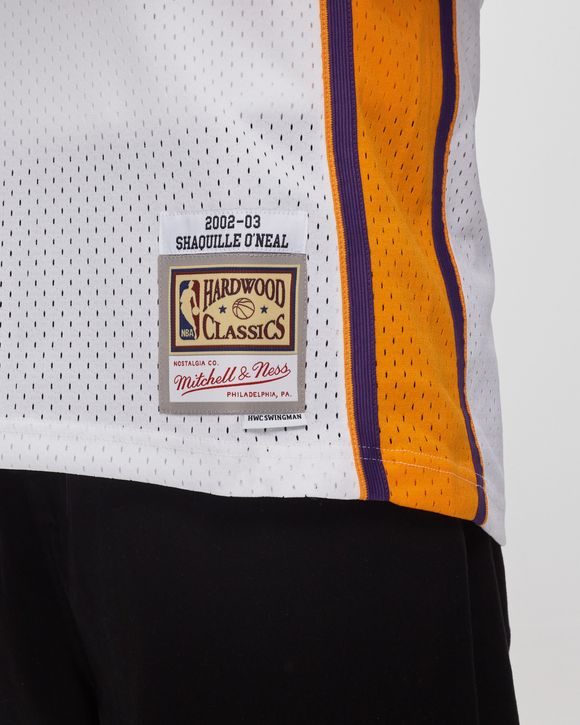 Women's Los Angeles Lakers Shaquille O'Neal Mitchell & Ness Gold 1999  Hardwood Classics Name & Number Player Jersey Dress