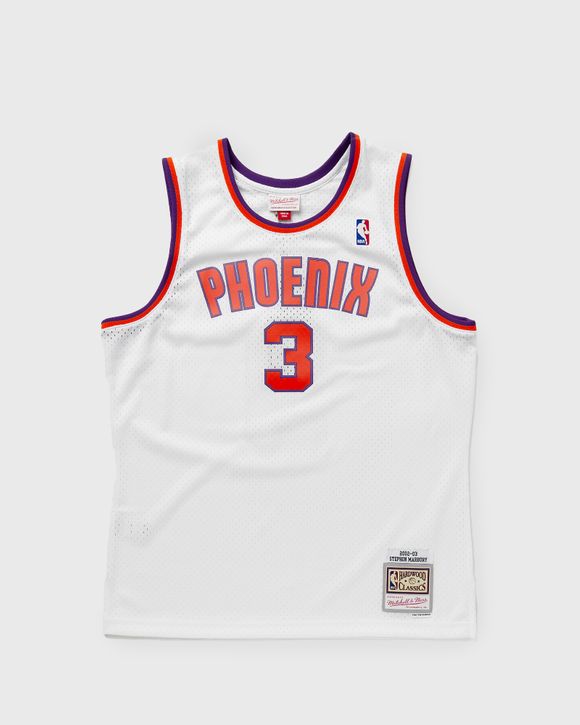 White Nike NBA Phoenix Suns Booker #1 Swingman Jersey