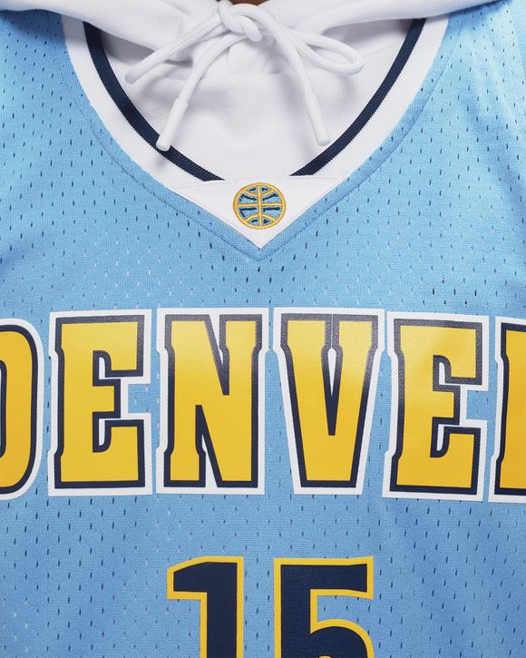 Jordan Men's Denver Nuggets Nikola Jokic #15 Blue Dri-Fit Swingman Jersey, Medium