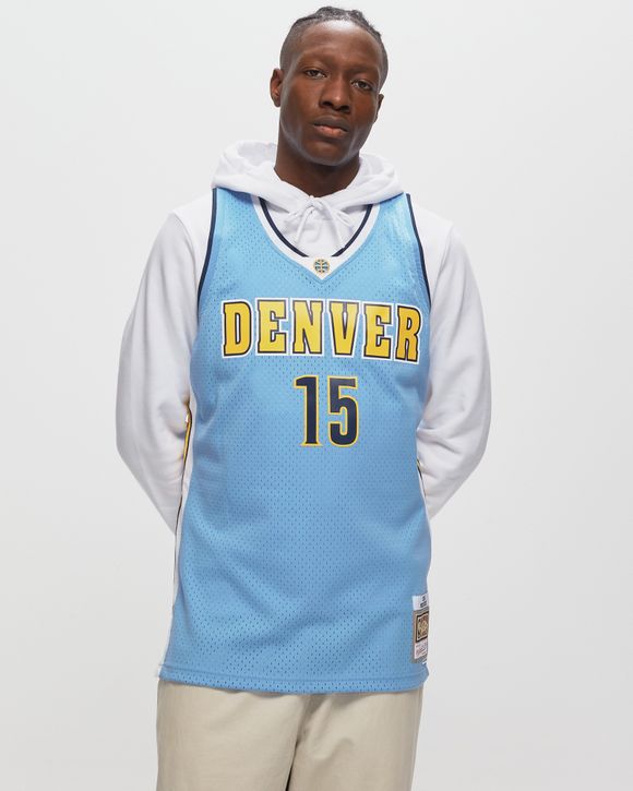 Nike Men's Denver Nuggets Nikola Jokic #15 White Dri-Fit Swingman Jersey, Medium