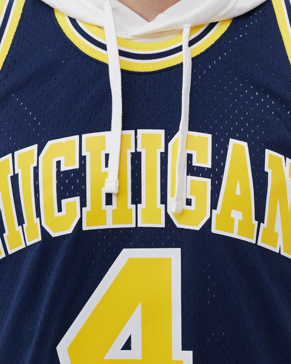 NCAA Swingman Jersey University of Michigan 1991-92 Road CHRIS WEBBER #4