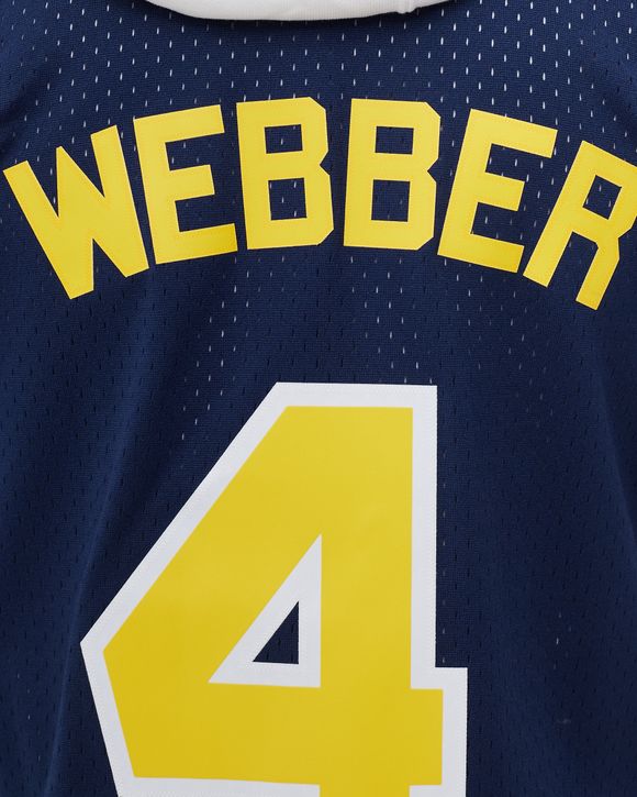 Mitchell & Ness NBA Swingman Jersey Golden State Warriors Road 1993-94 Chris  Webber #4 Blue