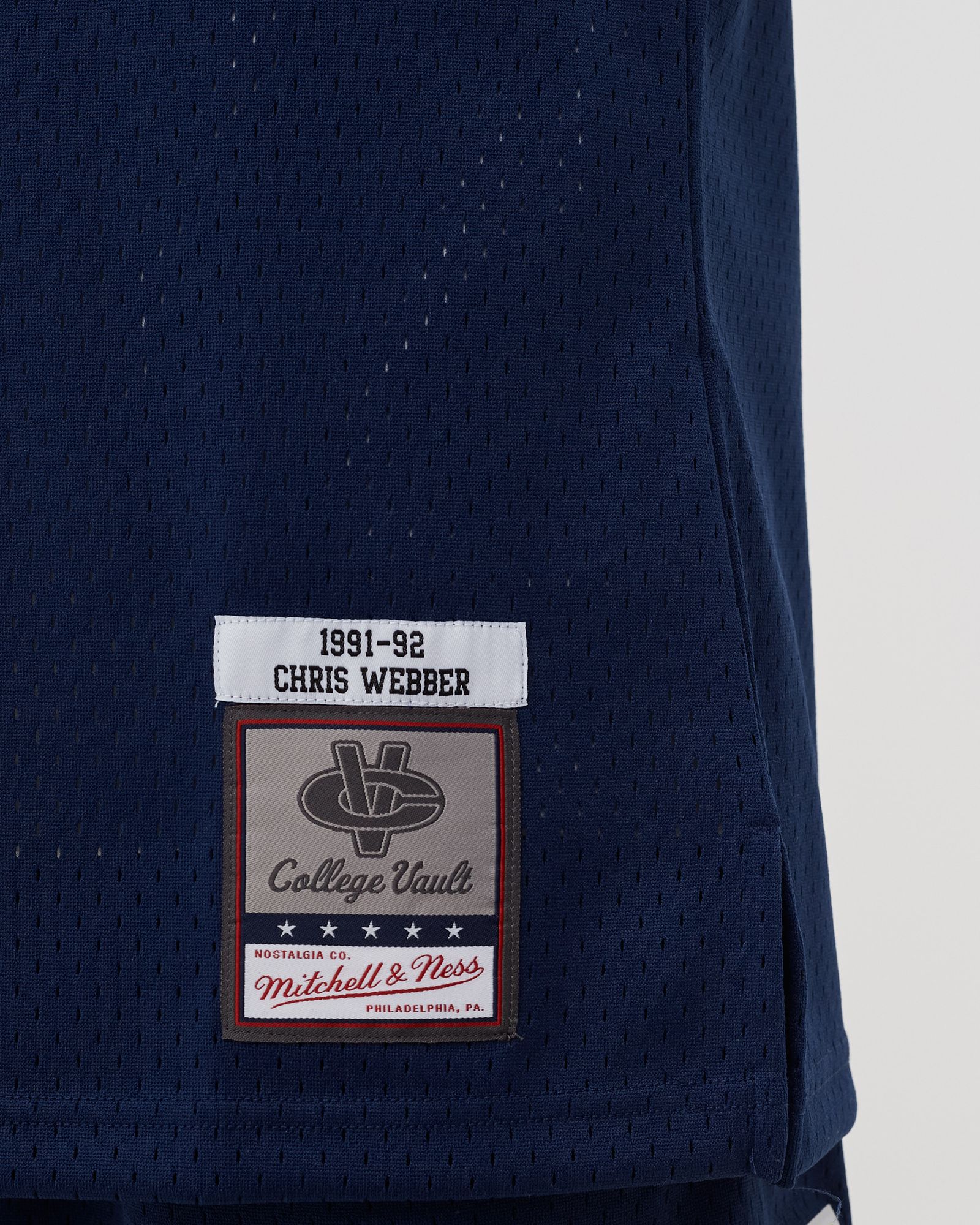 NCAA Swingman Jersey University of Michigan 1991-92 Road CHRIS WEBBER #4