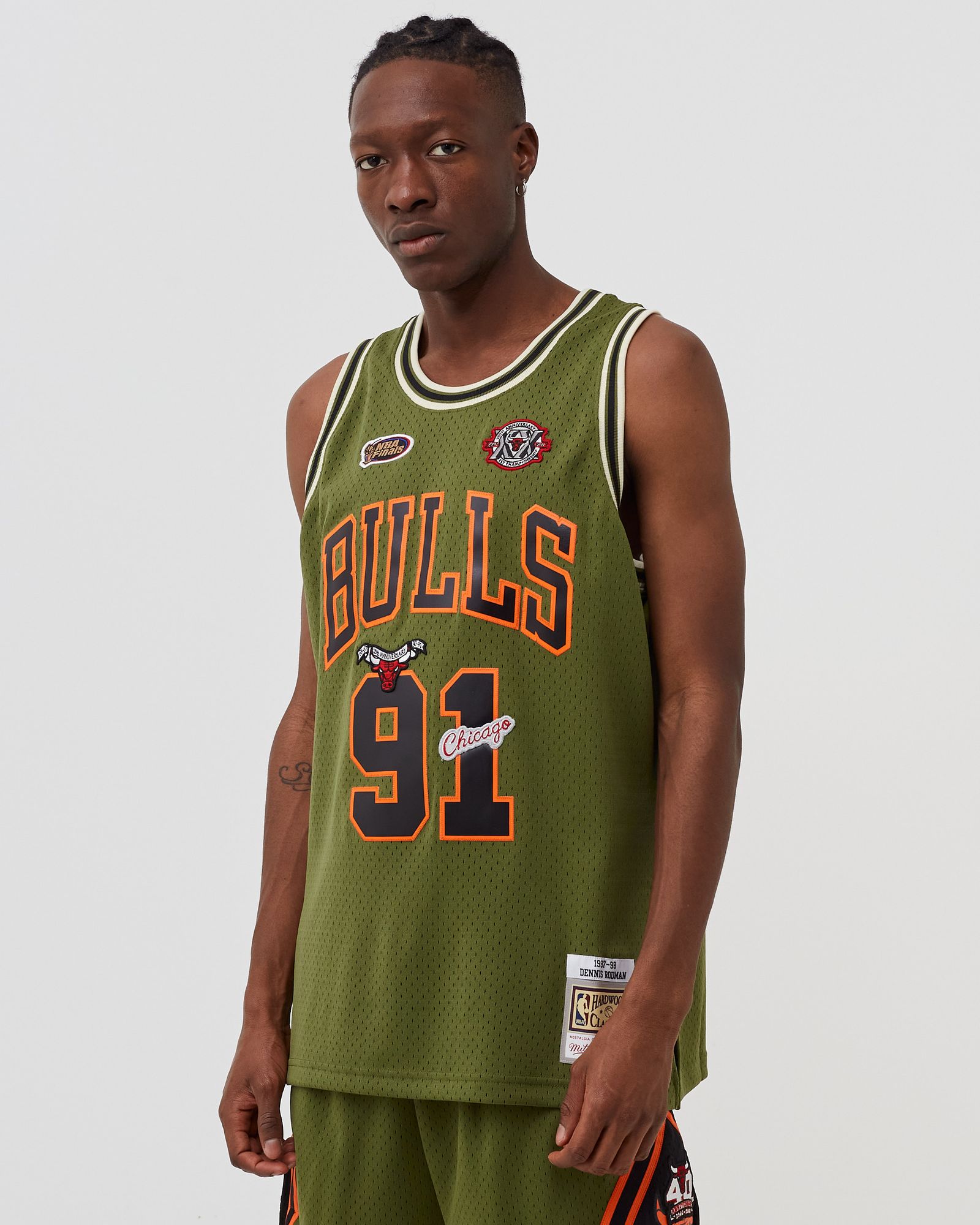 Flight Swingman Dennis Rodman Chicago Bulls 1997-98 Jersey