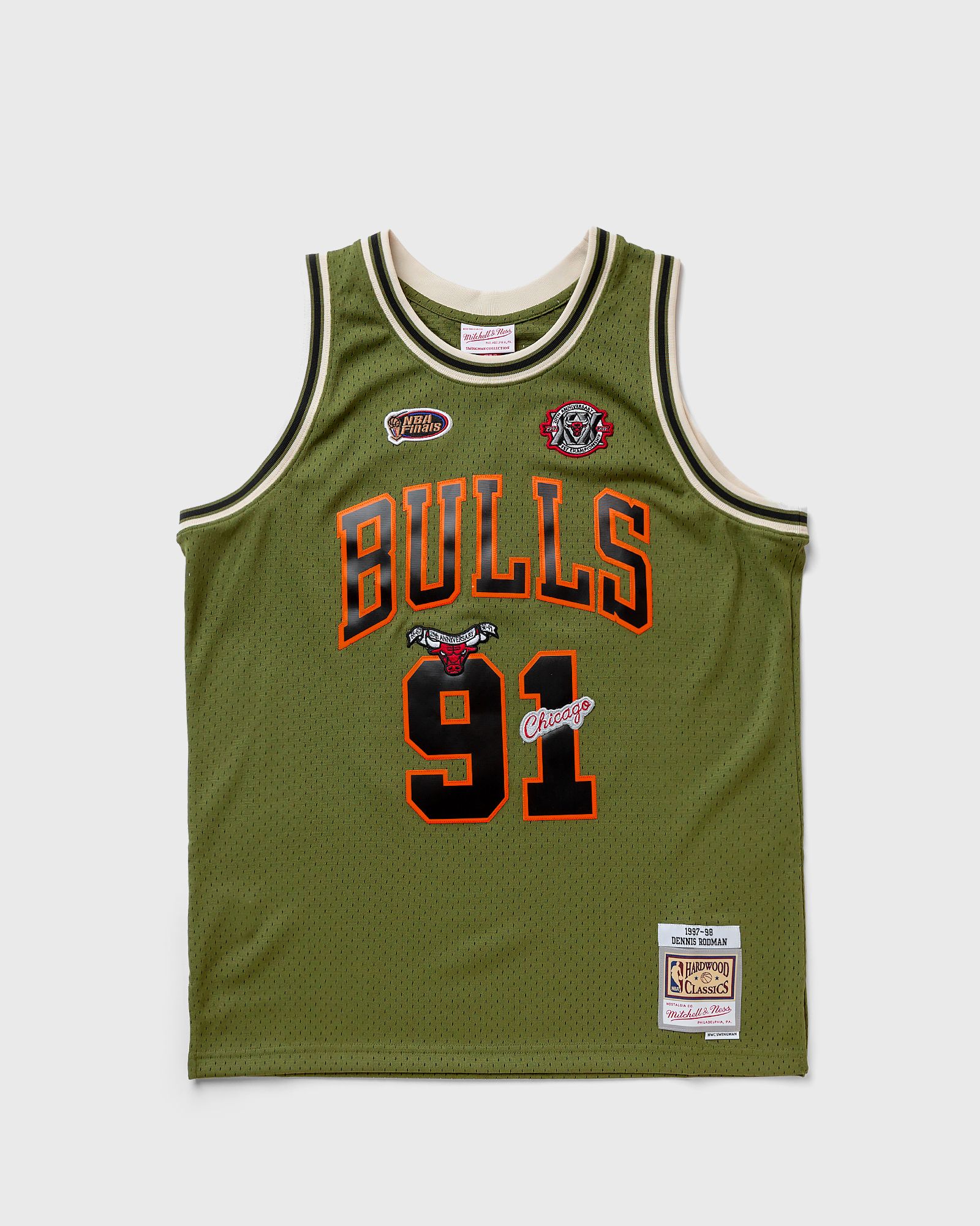 Flight Swingman Dennis Rodman Chicago Bulls 1997-98 Jersey
