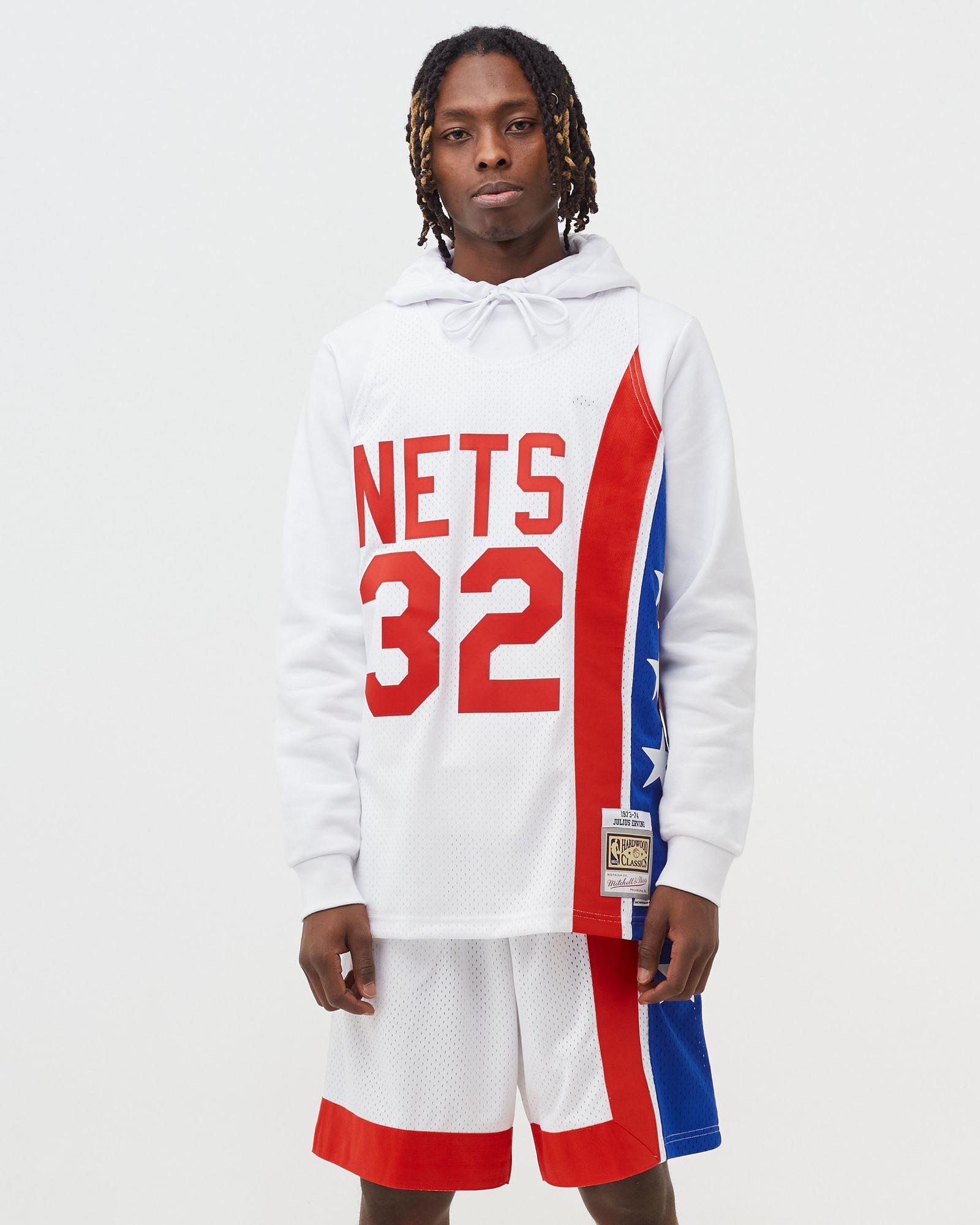 NBA Swingman Jersey New York Nets Home 1973-74 Julius Erving #32 