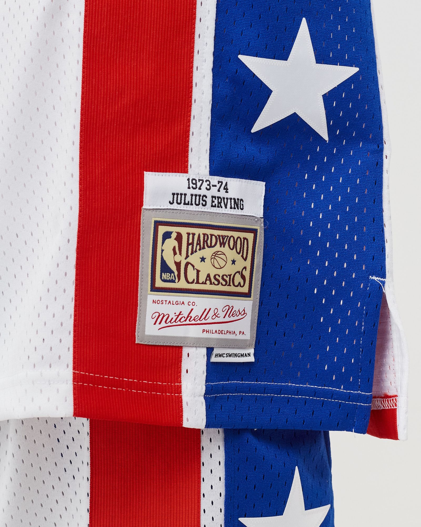 NBA Swingman Jersey New York Nets Home 1973-74 Julius Erving #32 