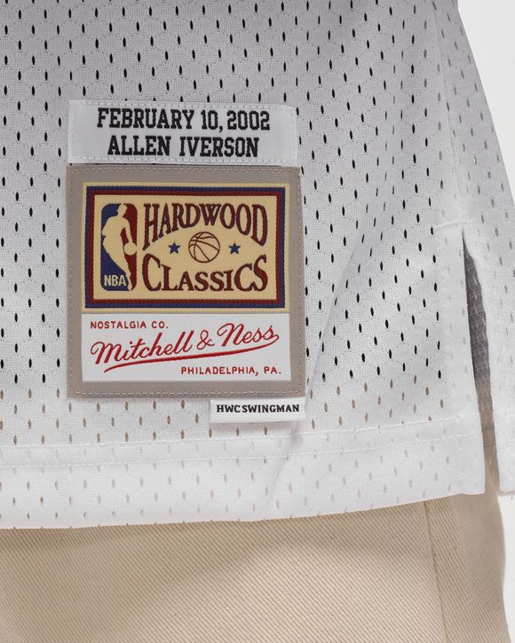 NBA SWINGMAN JERSEY PHILADELPHIA 76ERS ALL STAR 2002-03 ALLEN IVERSON #6
