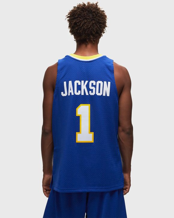 Men's Mitchell & Ness Stephen Jackson Royal Indiana Pacers Hardwood Classics Swingman Jersey Size: Small