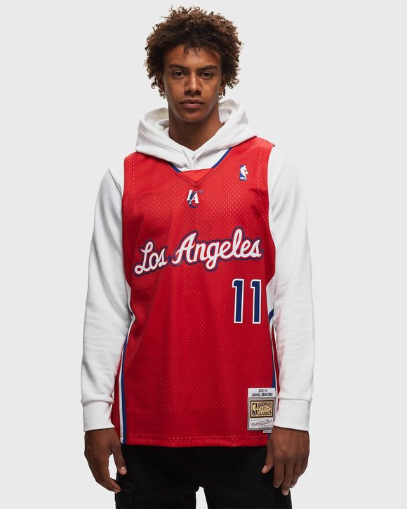 Mitchell & Ness, Shirts, Mitchellandnesslos Angeles Clippers Red Throwback  Graphic Jersey 046