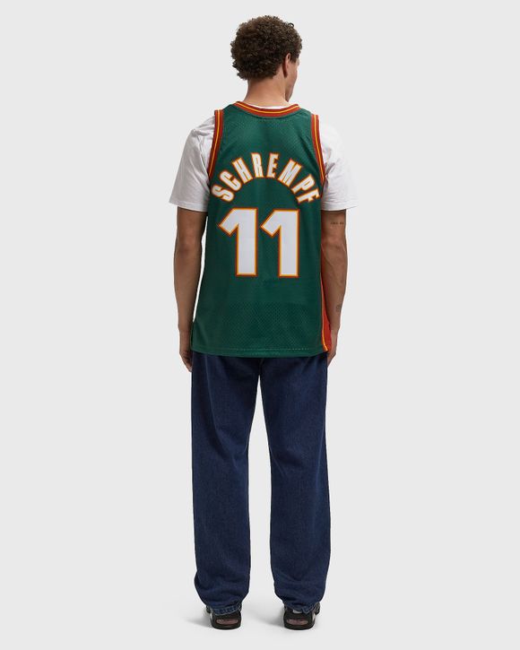 Thumbnail - NBA SWINGMAN JERSEY SEATTLE SUPERSONICS 1995-96 DETLEF SCHREMPF #11