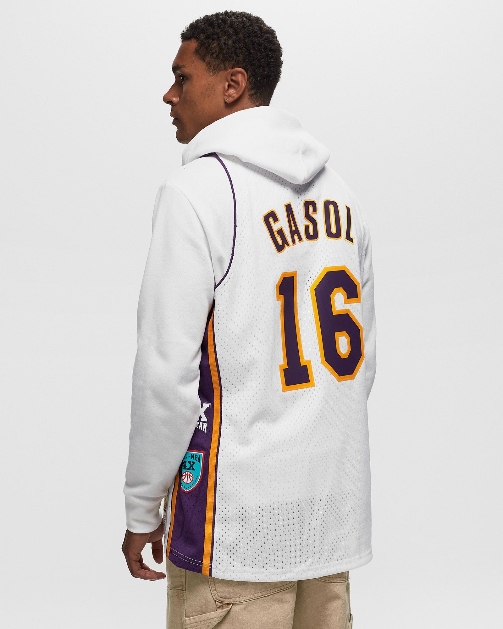 NBA SWINGMAN JERSEY LOS ANGELES LAKERS HALL OF FAME PAU GASOL #16