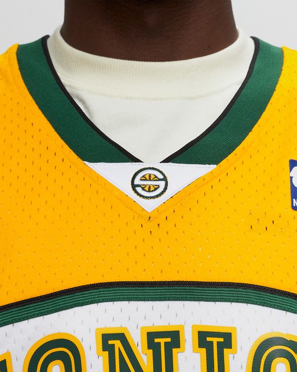 Kevin durant yellow sonics 2025 jersey