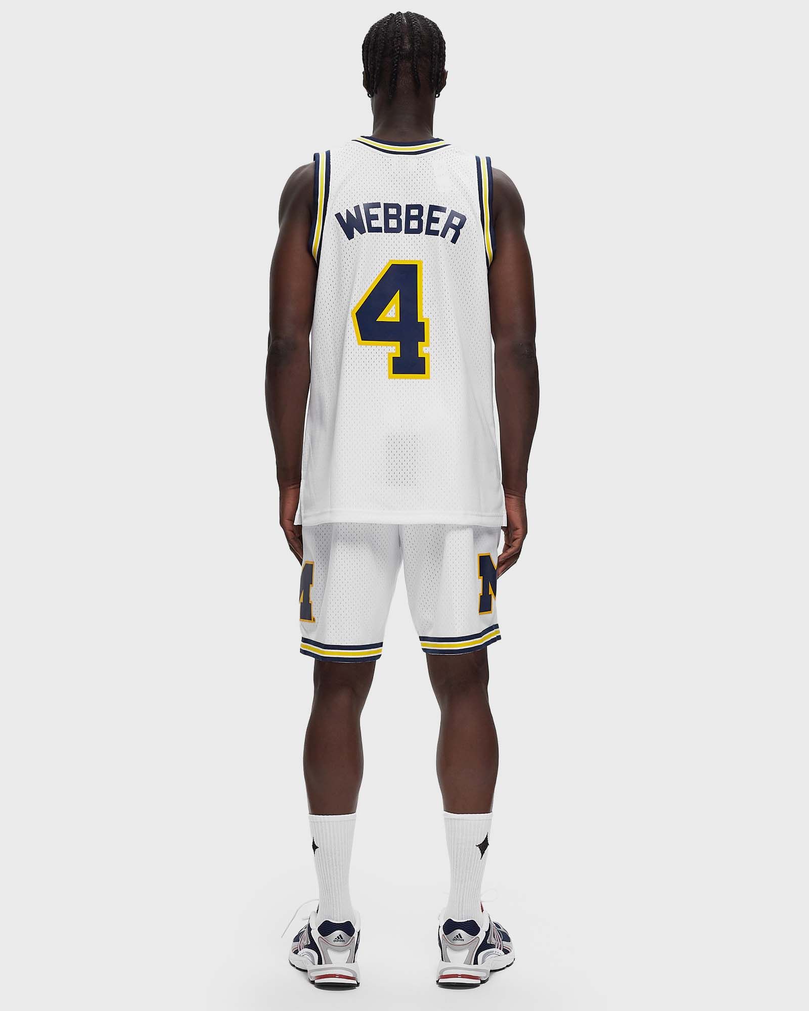 NCAA WHITE JERSEY MICHIGAN 1991-92 CHRIS WEBBER #4