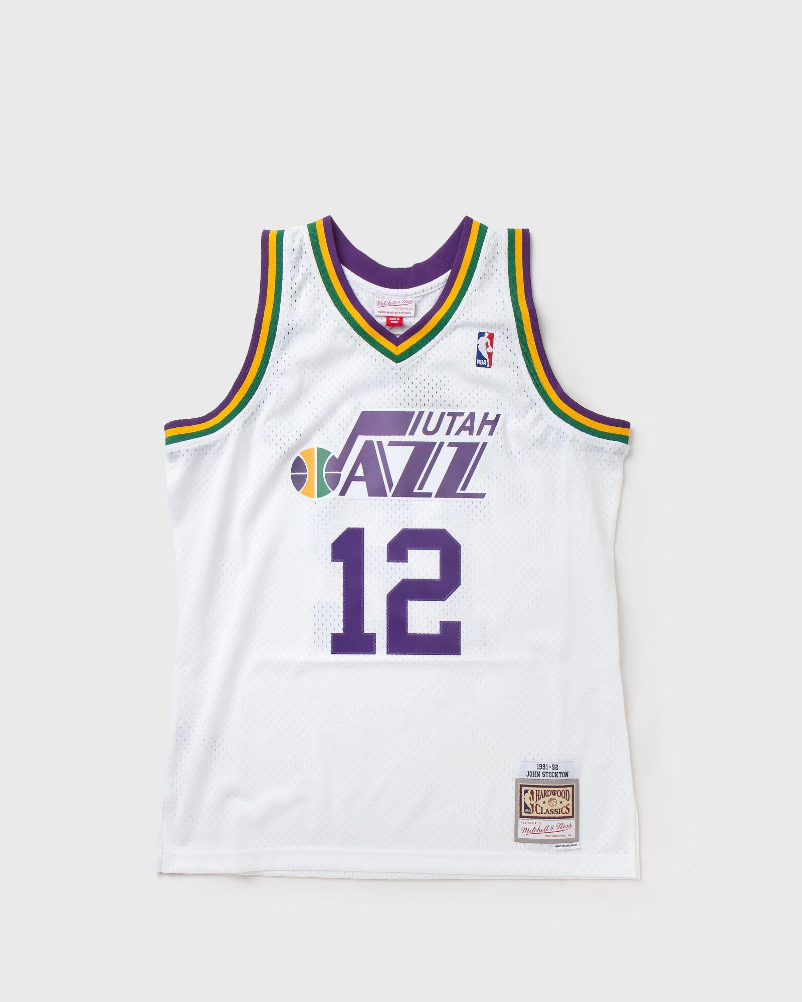 NBA Swingman Jersey Utah Jazz 1991-92 John Stockton #12