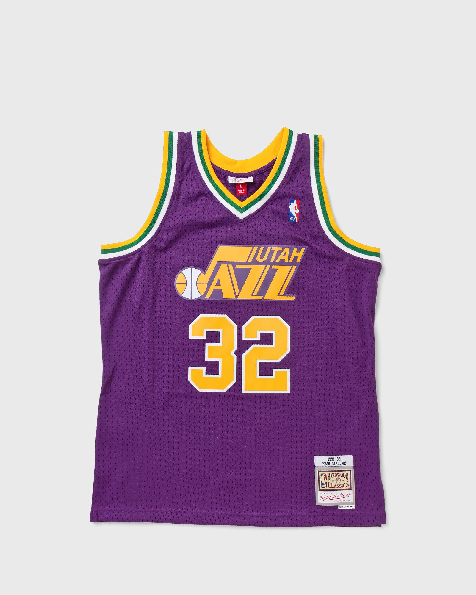 NBA SWINGMAN JERSEY UTAH JAZZ 1991-92 KARL MALONE #32