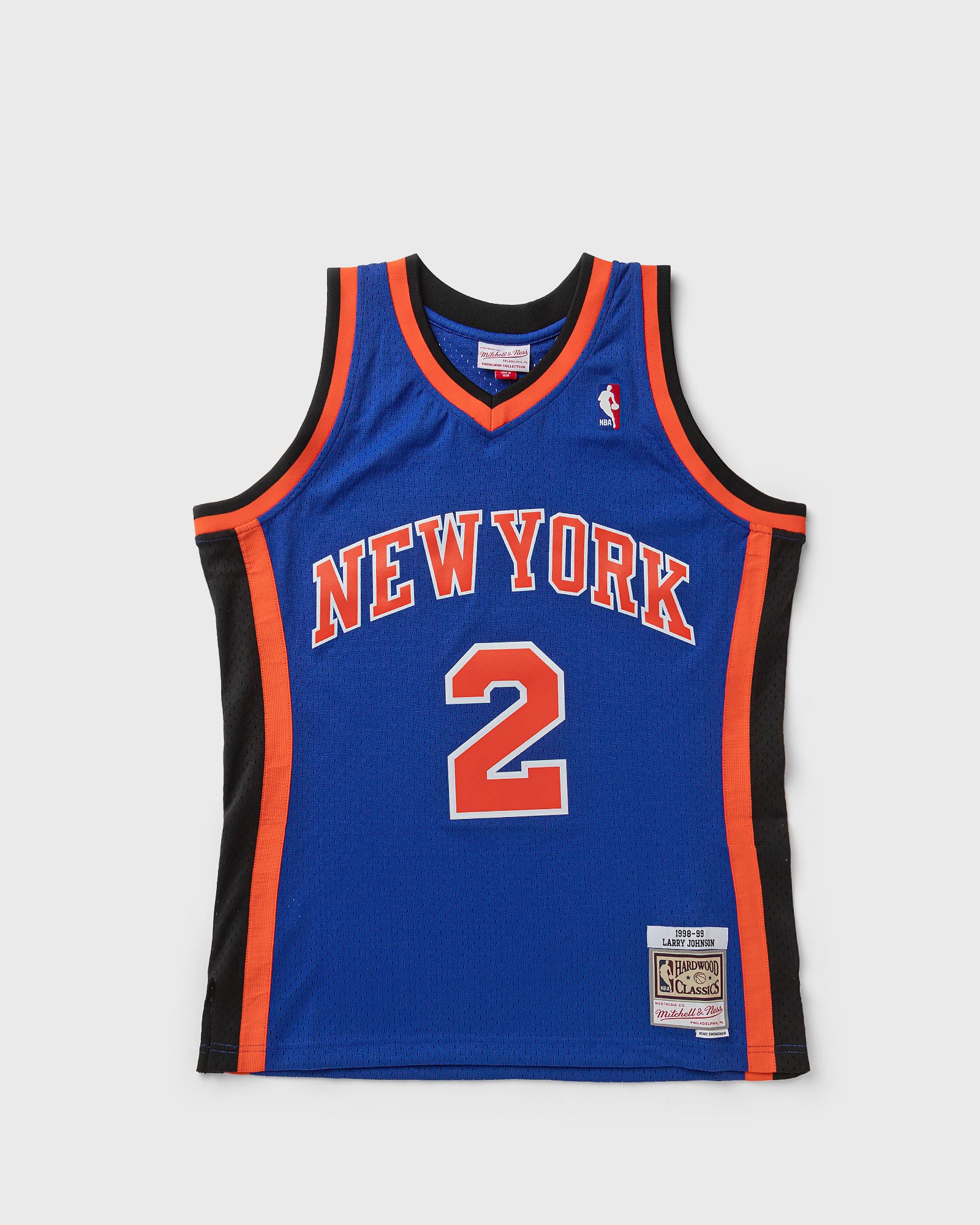 NBA Swingman Jersey New York Knicks Road 1998-99 Larry Johnson #2