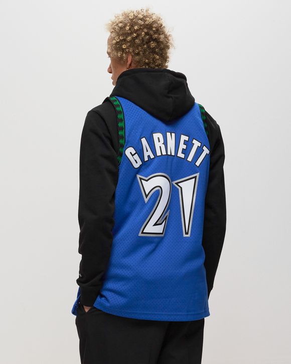 Mitchell & Ness Kevin Garnett Blue Minnesota Timberwolves Hardwood Classics Swingman Jersey