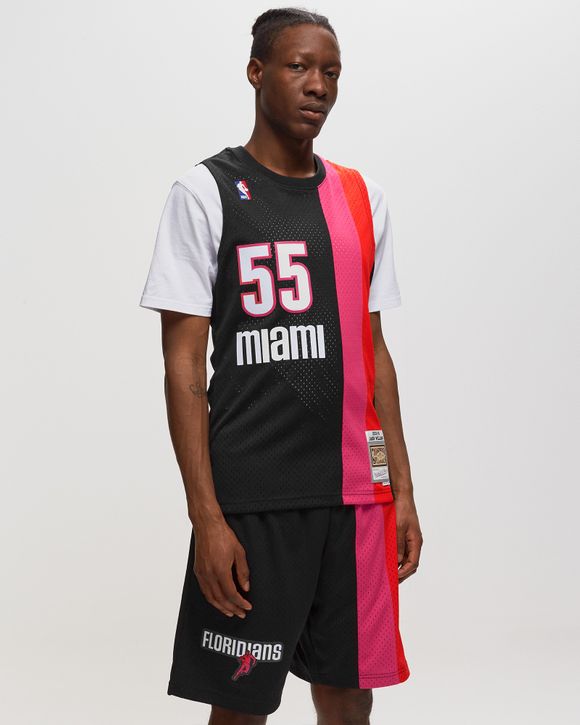 Men's Miami Heat Jason Williams Mitchell & Ness Black Hardwood Classics  Swingman Jersey