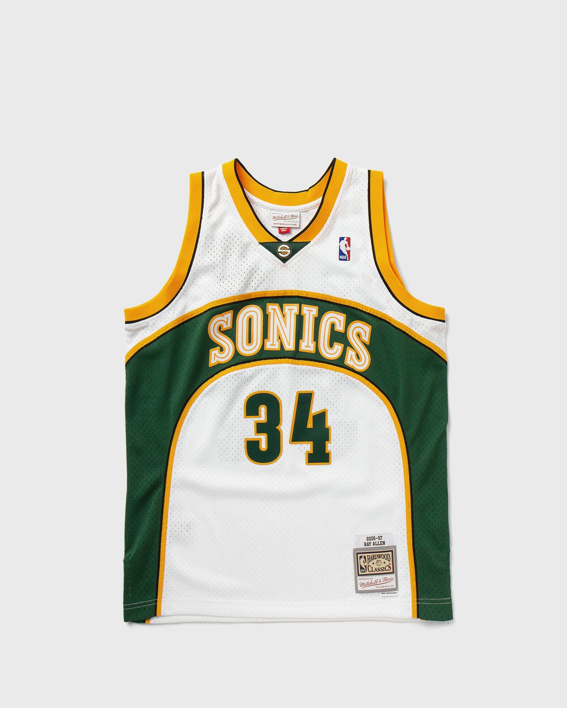 NBA Adidas Youth Sz S Seattle Super Sonics #34 Ray Allen Sewn Jersey popular