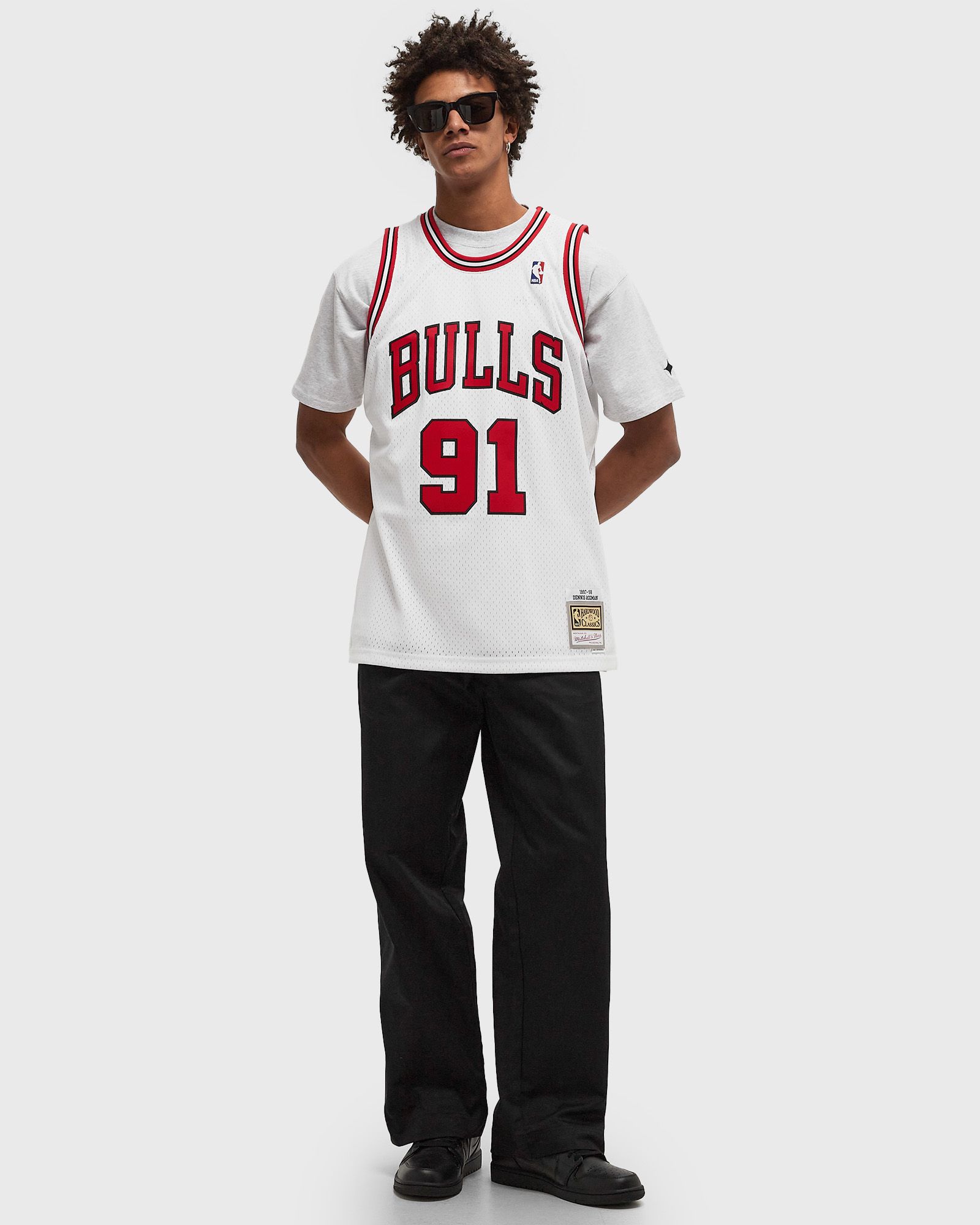 NBA SWINGMAN JERSEY CHICAGO BULLS 97-98 DENNIS RODMAN #91