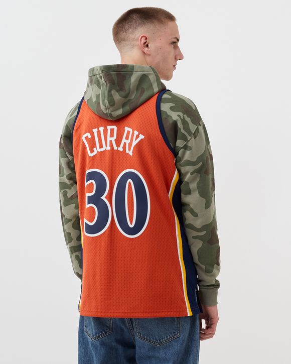 Mitchell & Ness Men's Golden State Warriors Stephen Curry 2009-10 Swingman Dark Orange Jersey