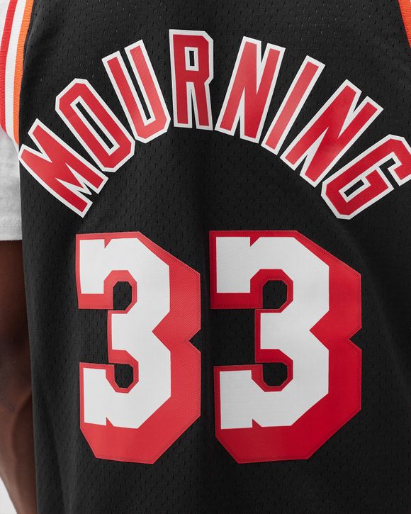 Mitchell & Ness NBA Swingman Jersey Miami Heat 1996-97 Alonzo Mourning #33 Men Jerseys Black in Size:S