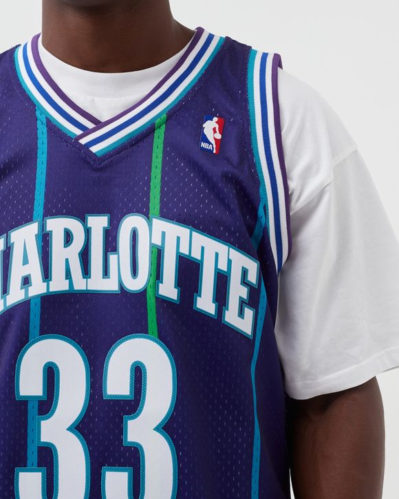 Mitchell & Ness Charlotte Hornets - Alonzo Mourning Purple 2.0 1994-95 Jersey