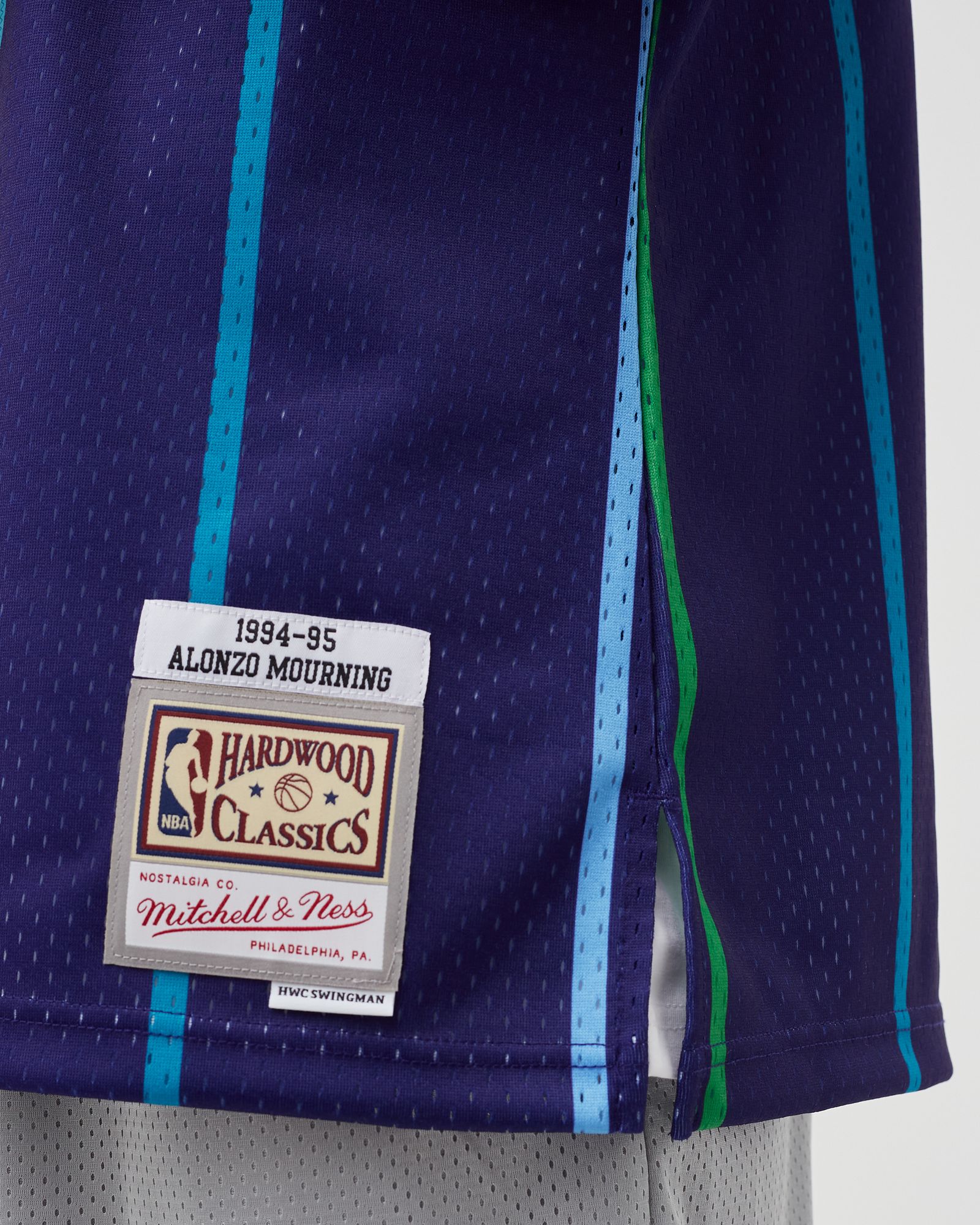 NBA Swingman Jersey Charlotte Hornets Alternate 1994-95 Alonzo Mourning #33