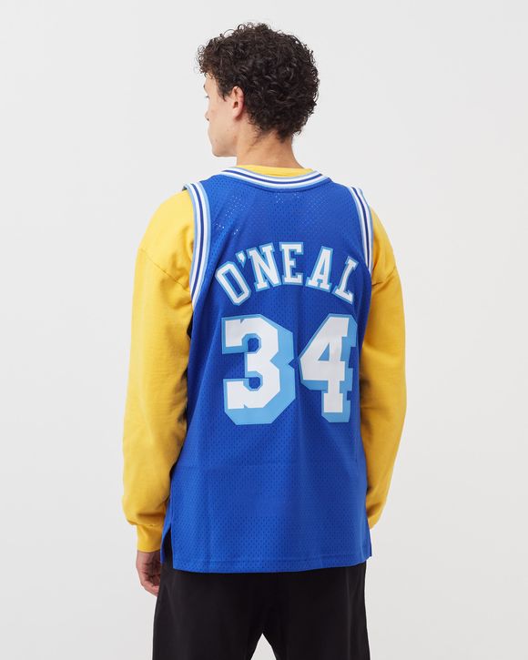 Mitchell u0026 Ness NBA Swingman Jersey Los Angeles Lakers Alternate 1996-97  Shaquille O'Neal #34 Blue | BSTN Store
